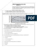 Prueba Diagnostica Biologia 8