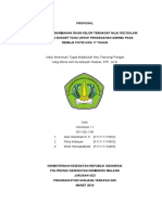 (-) Perlakuan Terbaik, Saa, Hasil Pem, Kesimpulan PROPOSAL NUGGET TAHU KELOR