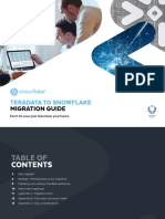Teradata To Snowflake Migration Guide