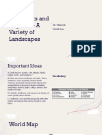 Continents and Regions - A Variety of Landscapes