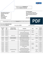 Transaction Date Value Date Cheque Number/ Transaction Number Description Debit Credit Running Balance