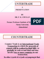 Countertrade: A Presentation BY Dr. P. K. Chugan Former Professor Institute of Management Nirma University Ahmedabad