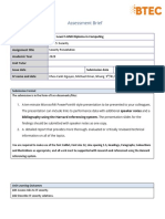 Unit 5 - Assignment 1 Brief