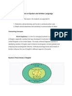 Lesson 3 Varieties and Registers of Spoken and Written Language