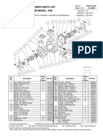 Blackmer Parts List Pump Model: X2B