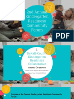 2021 Kindergarten Readiness Community Forum