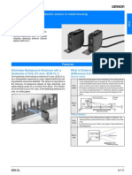 E3S-CL: Distance Setting Photoelectric Sensor in Metal Housing