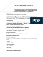 El Lavado Gástrico en El Neonato