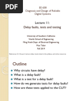 Lecture 11. Delay Testing (Students)