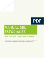 Manual Siscomint para Estudiantes v2.0