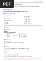 Flemning - Exercicios Resolvidos - Equações Modulares