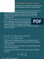 Pressure Drop Calculation in Pipe & Annulus