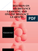 Modular Distance Learning