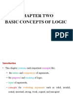 Chapter Two Basic Concepts of Logic