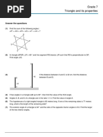 Grade 7 Triangle and Its Properties