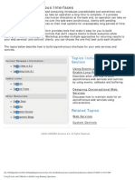 Designing Asynchronous Interfaces: Topics Included in This Section