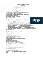 Present Continuous Tense: IV. Choose The Correct Answer