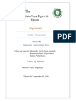 Practica #1 Ergonomia-Antropometria Física