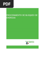 8.7 Procedimiento de Bloqueo de Energias