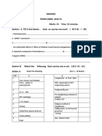 Post Harvest Management - Mid Term - Quiz1 and Quiz2