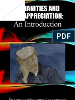 Chapter 1 Humanities and Art Appreciation An Introduction