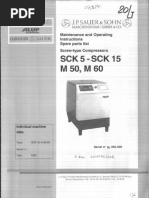 SCK 5 - SCK 15 Screw Compressor