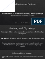 Functional Anatomy and Physiology