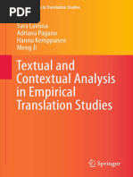 Textual and Contextual Analysis in Empirical Translation Studies