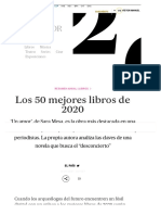 Los 50 Mejores Libros de 2020 - Babelia - EL PAÍS