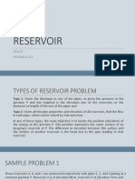 Reservoir: CE123 Hydraulics