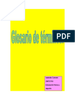 Glosario Deporte