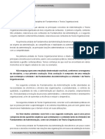 Fundamentos e Teoria Organizacional