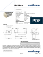 Miniature PMDC Motor