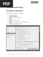 Anexo 2AT4 - Configuración Avanzada Word 2016