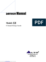 Service Manual: Model: S-8