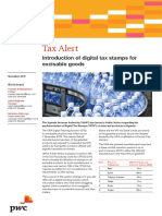 Tax Alert: Introduction of Digital Tax Stamps For Excisable Goods