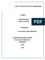 Analisis Cualitativo y Cuantitativo de La Orfenadrina