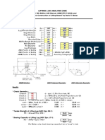 Lifting Lug Analysis (Asd) : ASME Notation AISC Preferred Geometry AISC Alternate Geometry