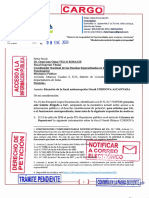 Exp. 705-2020 - 08 ENE 2020 - Casos de Fiscal CÓRDOVA ALCÁNTARA Ante ODCI Lima. Lector