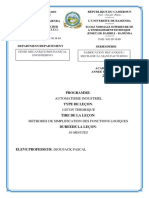 Pascal T Chapitre 5 Simplification Des Fonctions Logiques