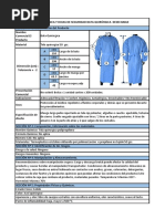 FICHA TECNICA BATA QUIRURGICA 50 Grs.