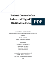 Robust Control of An Industrial Distillation Column