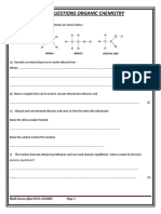 Exam Questions Organic Chemistry