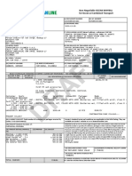 Bill of Lading Hanse Ocean Line - 20HAM0065383