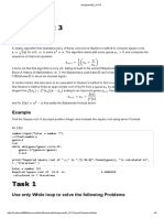 Assignment 3: Square Root