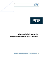 Manual de Usuario Suspensión RUC Internet