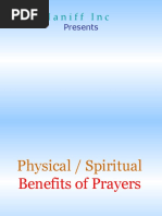 Benefits of Prayers