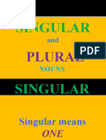 English 4 - No. 4 - Singular and Plural Nouns