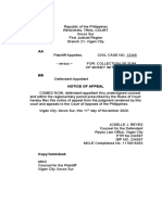 Notice of Appeal From RTC