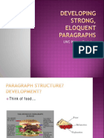 Paragraph Structure and Development PPT